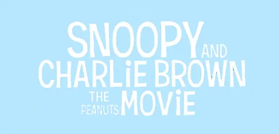 Snoopy and Charlie Brown The Peanuts Movie Book review logo
