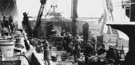 historic hull men on fishing boat history