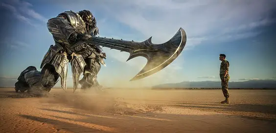 transformers last knight film review axe