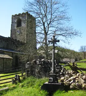 The Watery Grave in the churchyard of St Michael the Archangel, Kirkby Malham