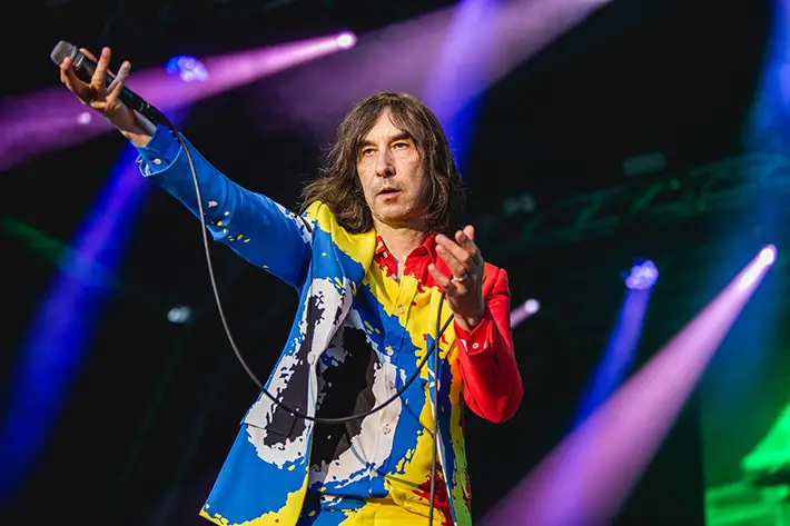 Bobby Gillespie PRIMAL SCREAM AT THE PIECE HALL