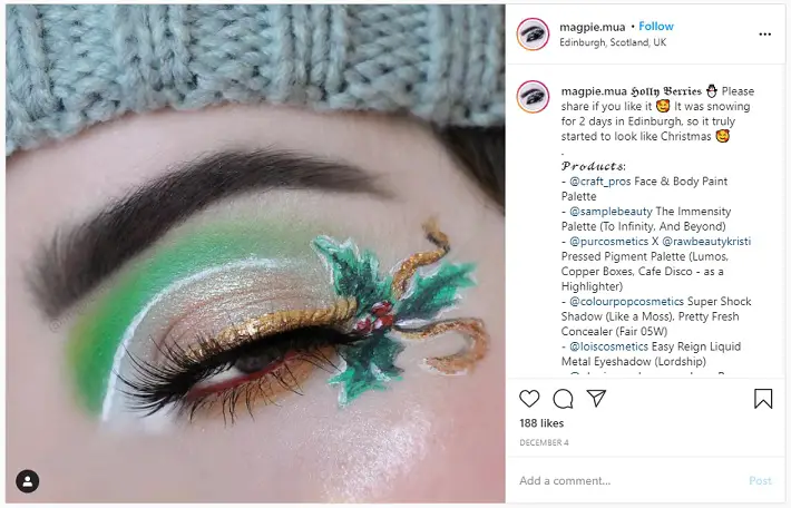 6 Festive Eye Makeup Looks dazzling green