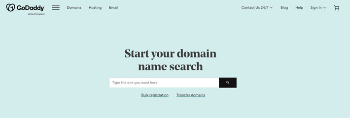 7 Tools For Domain Name Research and Registration in the UK godaddy
