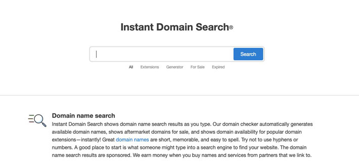 7 Tools For Domain Name Research and Registration in the UK instant domain search