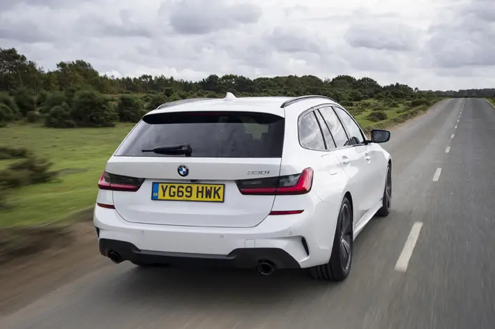 BMW 330e X-drive Touring rear