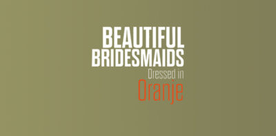 Beautiful Bridesmaids Dressed in Orange Gary Thacker book Review logo