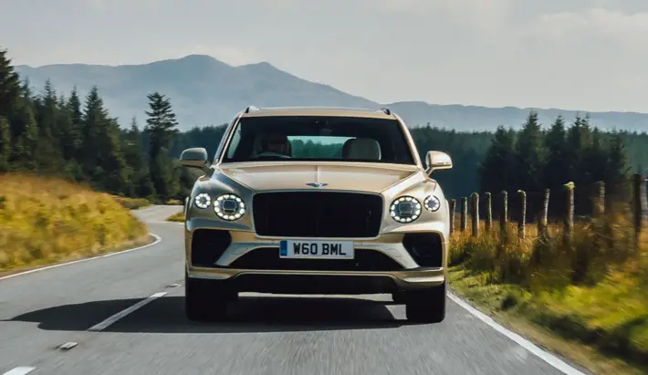 Bentley Bentayga Hybrid review front