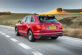 Bentley Bentayga W12 rear view car review