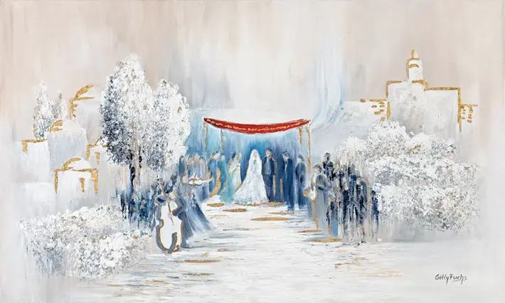 Best Wedding Portrait Paintings snow