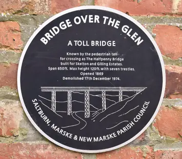 Birth of Saltburn-by-the-Sea plaque