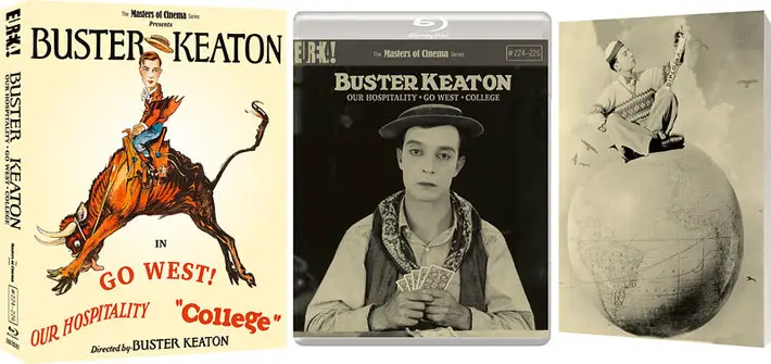 Buster Keaton 3 Films Volume 3 (Go West Our Hospitality College Review cover