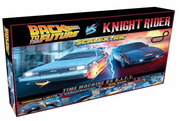 C1431M Scalextric 1980s TV - Back to the Future vs Knight Rider Race Set – Review