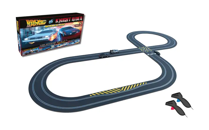 C1431M Scalextric 1980s TV - Back to the Future vs Knight Rider Race Set – Review track