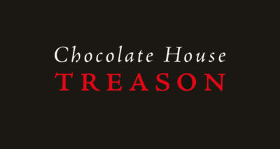 Chocolate House Treason David Fairer Book Review logo main