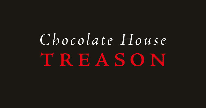 Chocolate House Treason David Fairer Book Review logo main