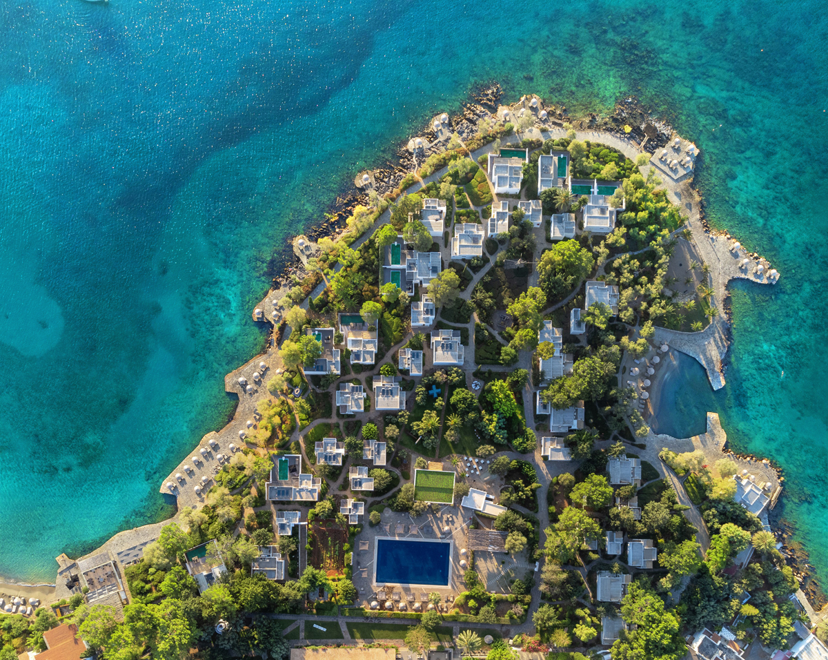 Crete A Trip Back in Time Travel Review agapi minos art hotel aerial