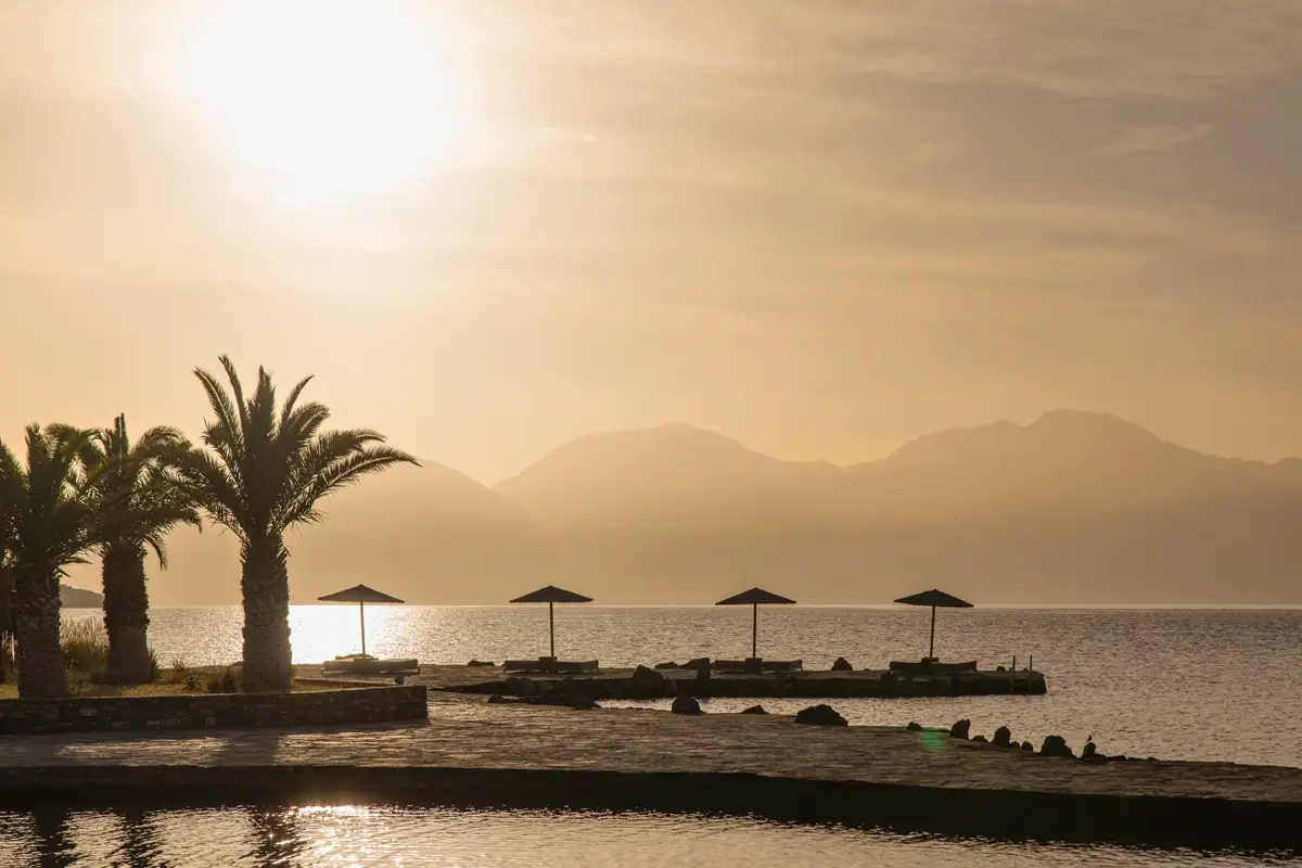 Crete A Trip Back in Time Travel Review agapi minos art hotel sunset