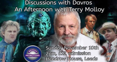 Davros Actor Terry Molly at Leeds Dr Who Event main