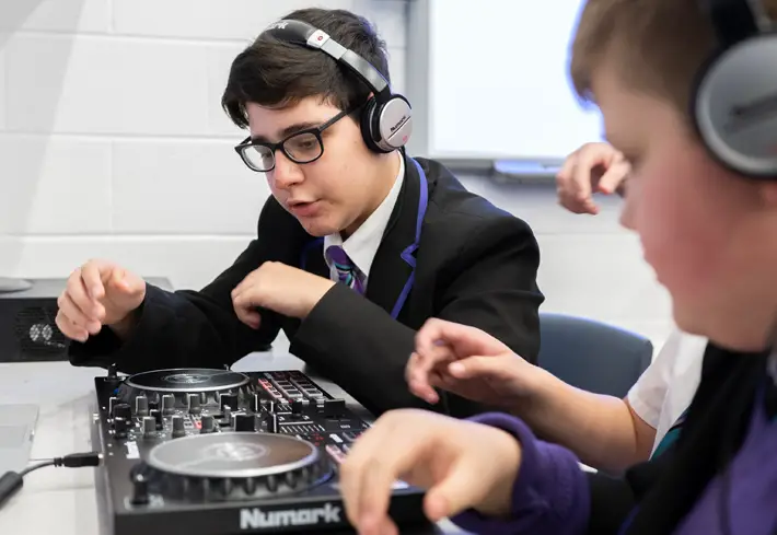 E1E (Everyone Exceptional) Extra Curricular activities a Great success at Leeds East Academy dj