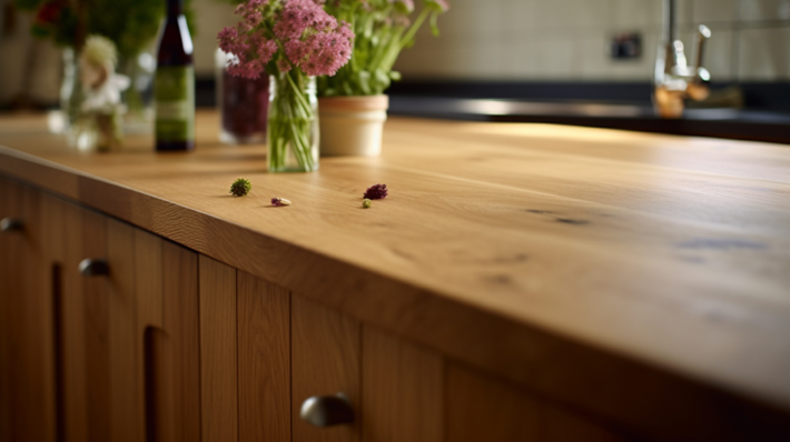 Enhance the Aesthetics of Your Kitchen with Oak Wooden Worktops