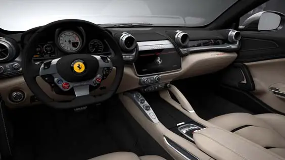 Ferrari GTC4Lusso car review interior