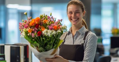 Flower Delivery to the Office