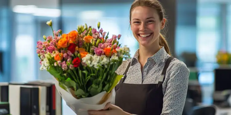 Flower Delivery to the Office