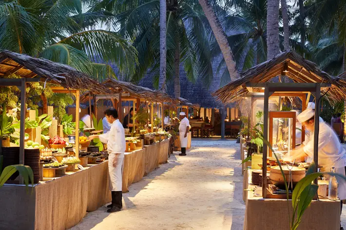 Gili Lankanfushi Maldives Hotel Review street market