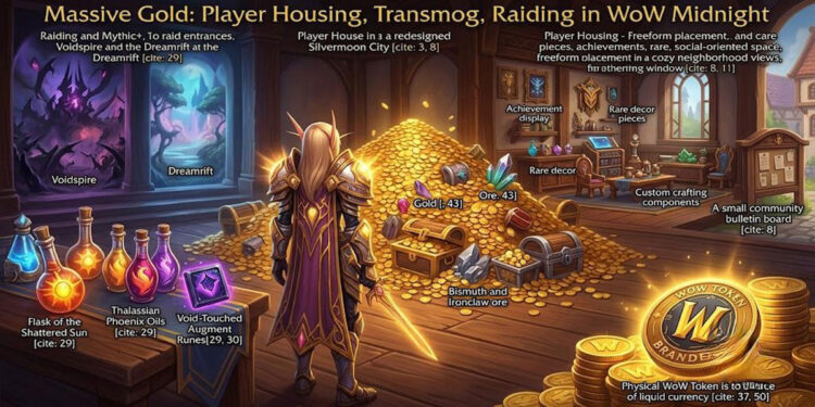 Gold RMT in WoW Midnight What You Can Actually Buy