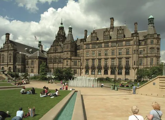 Historic Images of Sheffield City Centre peace gardens