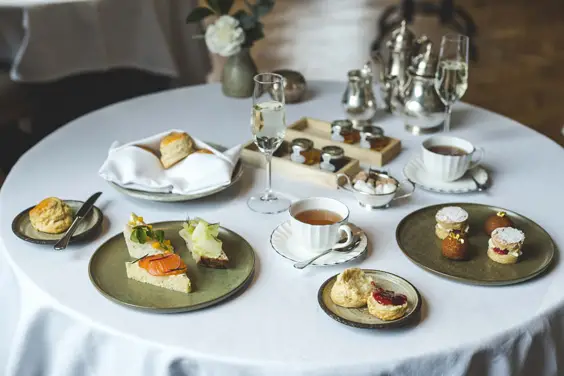 Hudson's at The Grand Hotel York Afternoon Tea Review plate