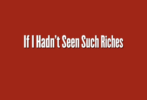 If I Hadn’t Seen Such Riches by Daniel Williamson – Review (2)