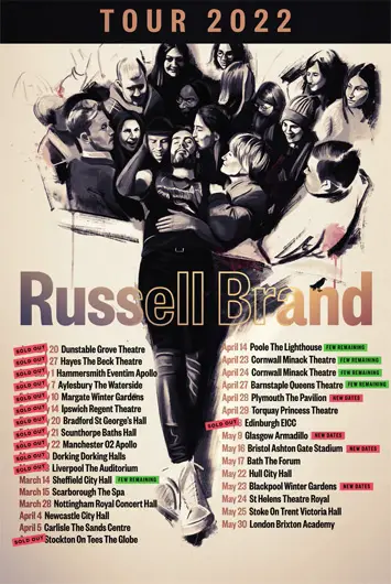 Interview with Russell Brand tour