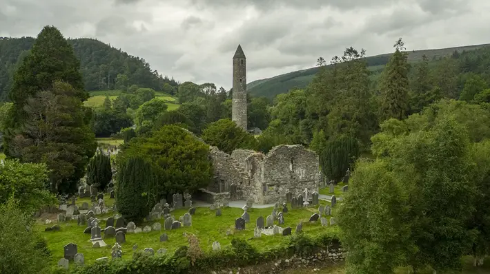 Ireland Best Places to Explore by Car After Taking the Ferry Glendalough_Monastic