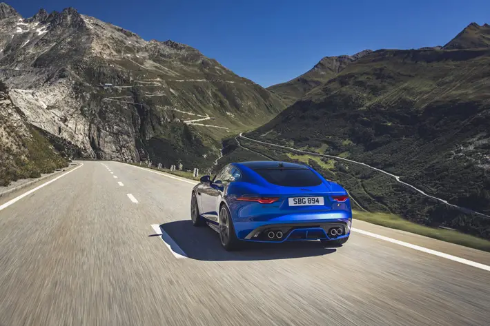 Jaguar F-Type Coupe 300ps Car Review rear