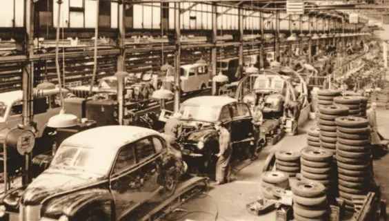 Jowett Motor Company Bradford history factory interior