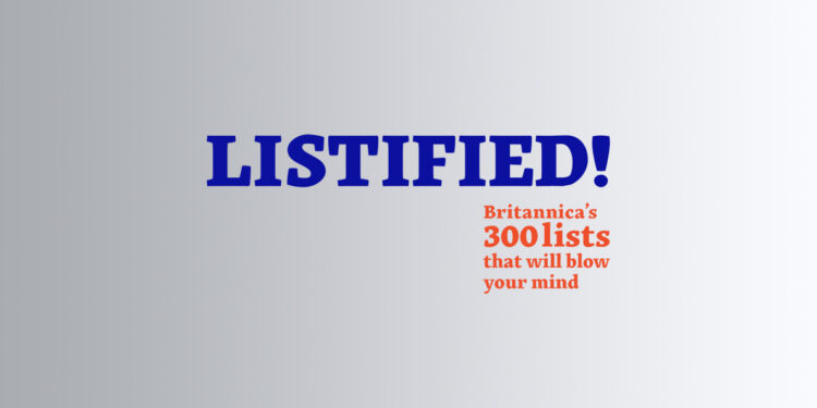 Listified Britannica’s 300 Lists that will Blow your Mind by Andrew Pettie book Review logo