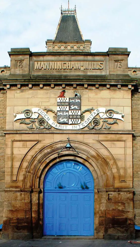 Manningham Mills bradford history entrance