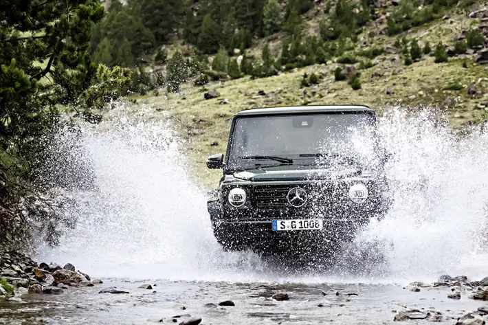 Mercedes Benz G-Class Review water