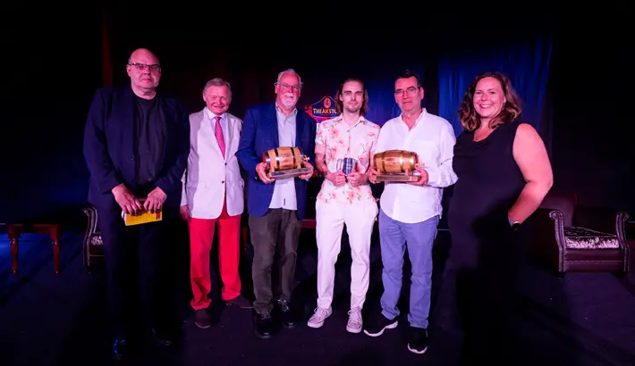 Mick Herron Scoops Theakston Old Peculier Crime Writing Novel of the Year Award panel