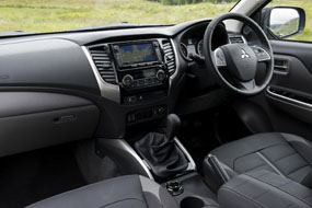 Mitsubishi L200 review interior