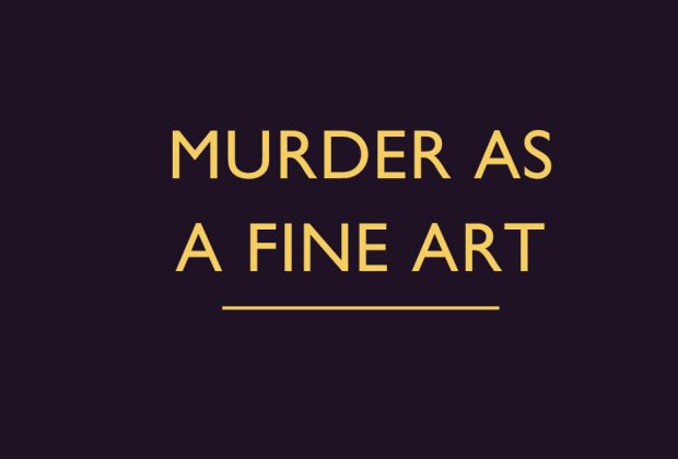 Murder as a Fine Art by Carol Carnac – Review (1)
