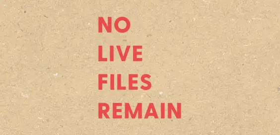 No Live Files Remain András Forgách book review logo