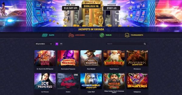Popularne igre na Vavada casinu