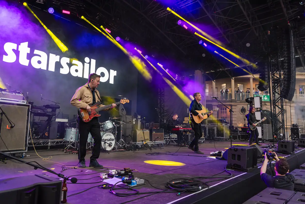 Starsailor at Blondie The PIece Hall Halifax