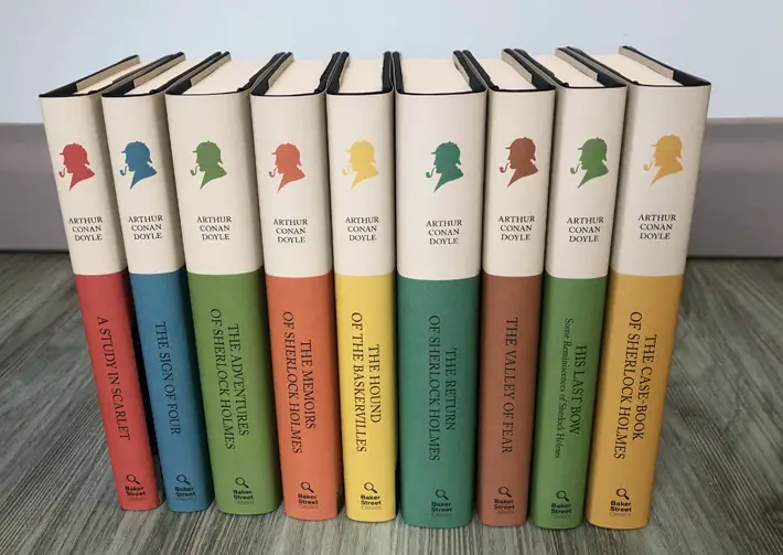 Sherlock Holmes Deluxe Classics Series Review spines