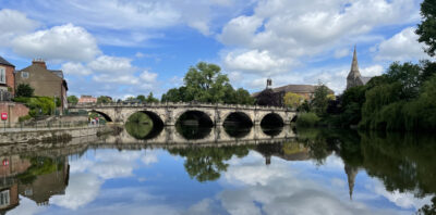 Shropshire Travel Review English Bridge Shrewsbury main