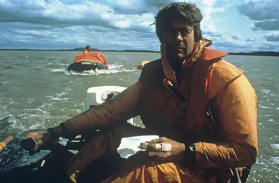 Sir Ranulph Fiennes interview boat