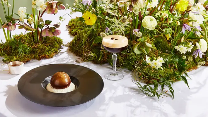 Spring 2022 Chocolate Bombe and Salted Caramel Espresso Martini