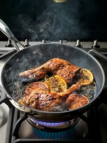 Stellar Profile 5 Piece Draining Saucepan Set